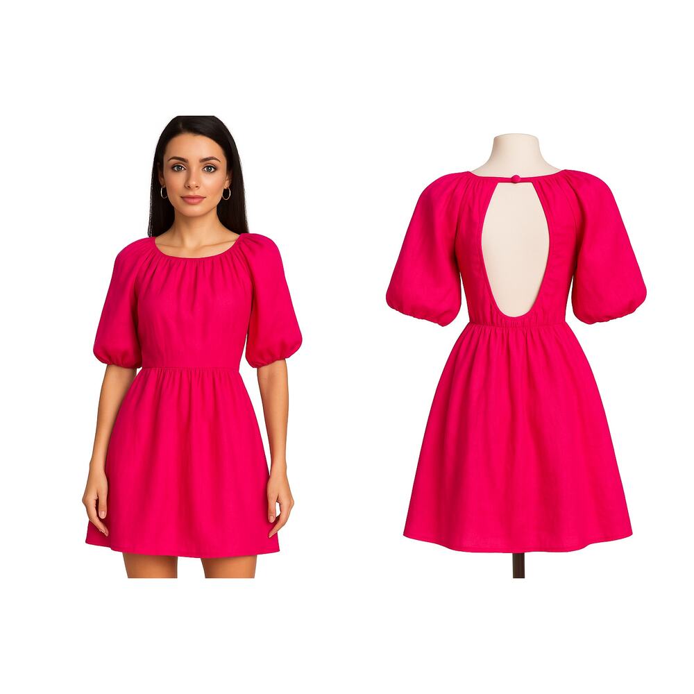NWT A Loves A Pink Cotton Dress - Size L